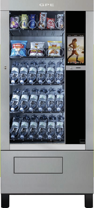 GPE DRX 25 Chilled 5 Tray Floor Standing Vending Machine – Monkey Vend