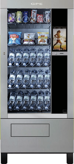 GPE DRX 25 Chilled 5 Tray Floor Standing Vending Machine