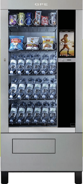 GPE DRX 25 Chilled 5 Tray Floor Standing Vending Machine
