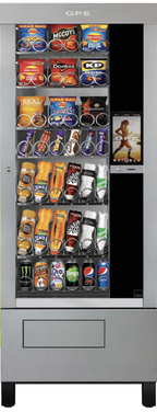GPE DRX 30 Chilled 7 Tray Floor Standing Vending Machine