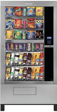 GPE DRX 50 Chilled 6 Tray Floor Standing Vending Machine