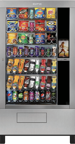 GPE DRX 50 Chilled 7 Tray Floor Standing Vending Machine
